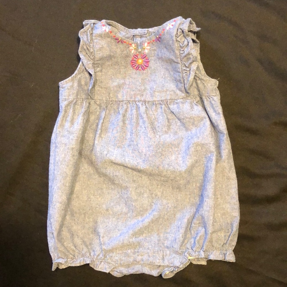 Denim Gymboree Romper